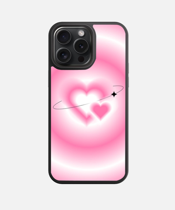 Blurry Heart Aesthetic Glass Case