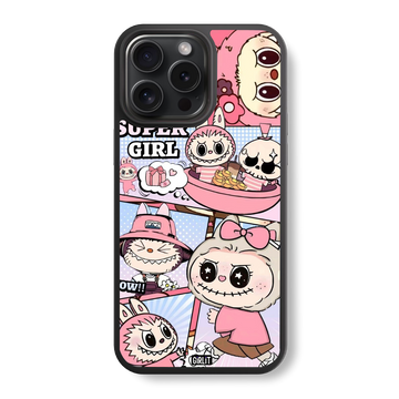 Super Girl Manga Glass Case