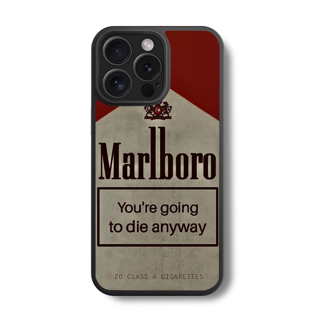 Marlboro Mortality Glass Case