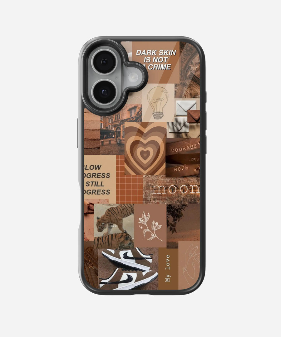 Moon Is Love Aesthetic Glass Phone Case