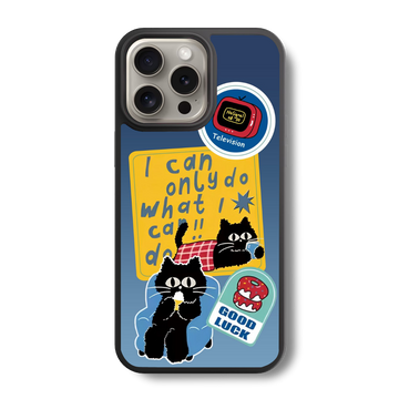 Doughnut Meow Glass Case