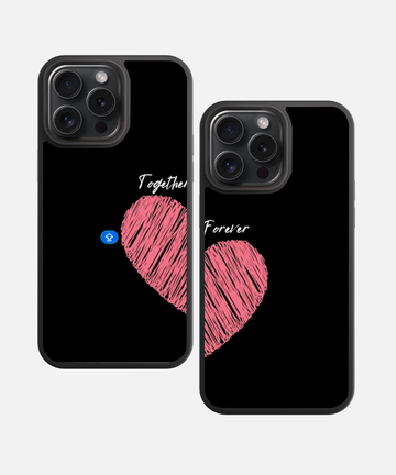 Together Forever Couple Glass Case