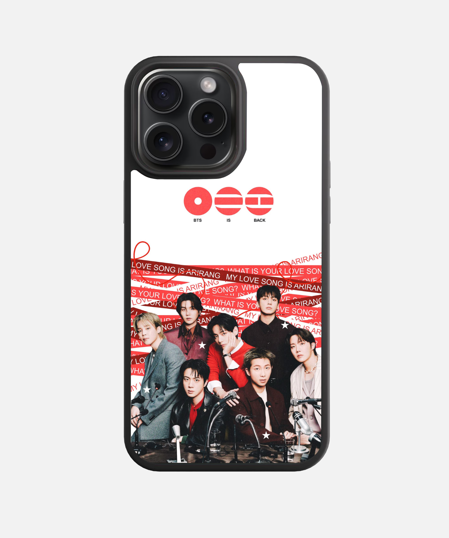 BTS: Uncensored Arirang Glass Case