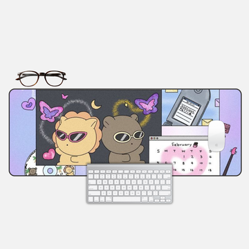 Starlight Besties Desk Mat and Gaming Mouse Pad