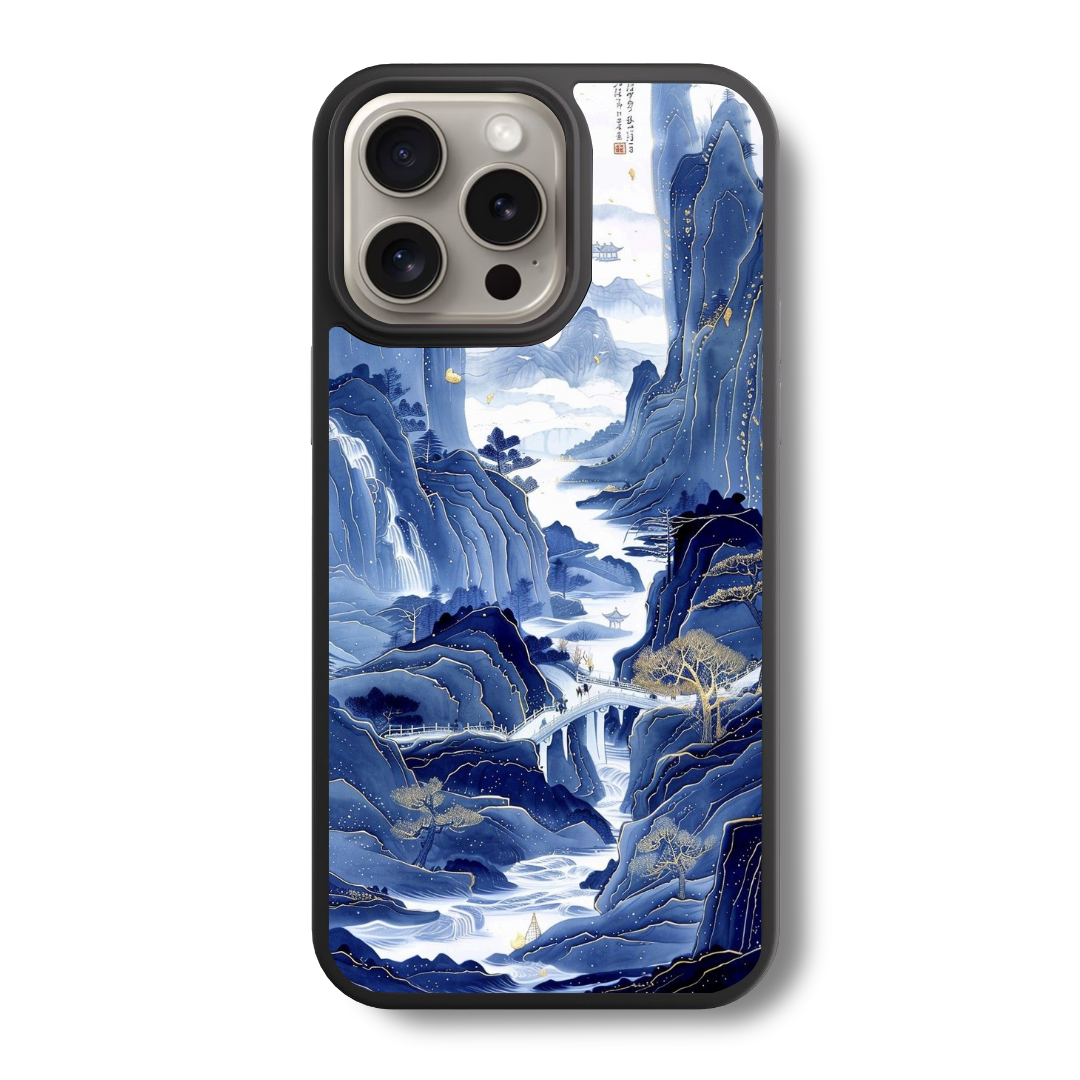 Porcelain Landscape Luxe Glass Case