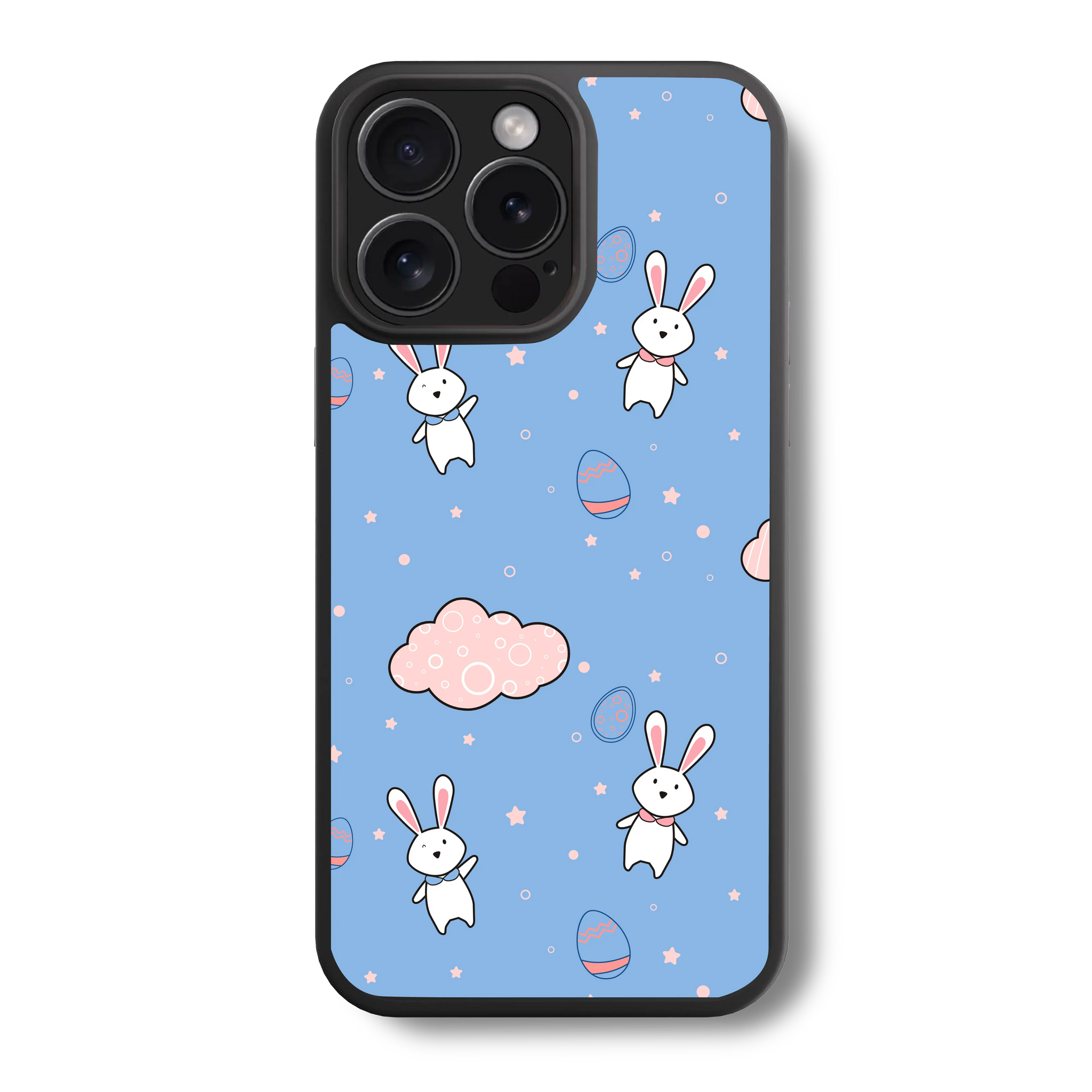 Bunnyland Blue Glass Case