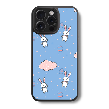 Bunnyland Blue Glass Case