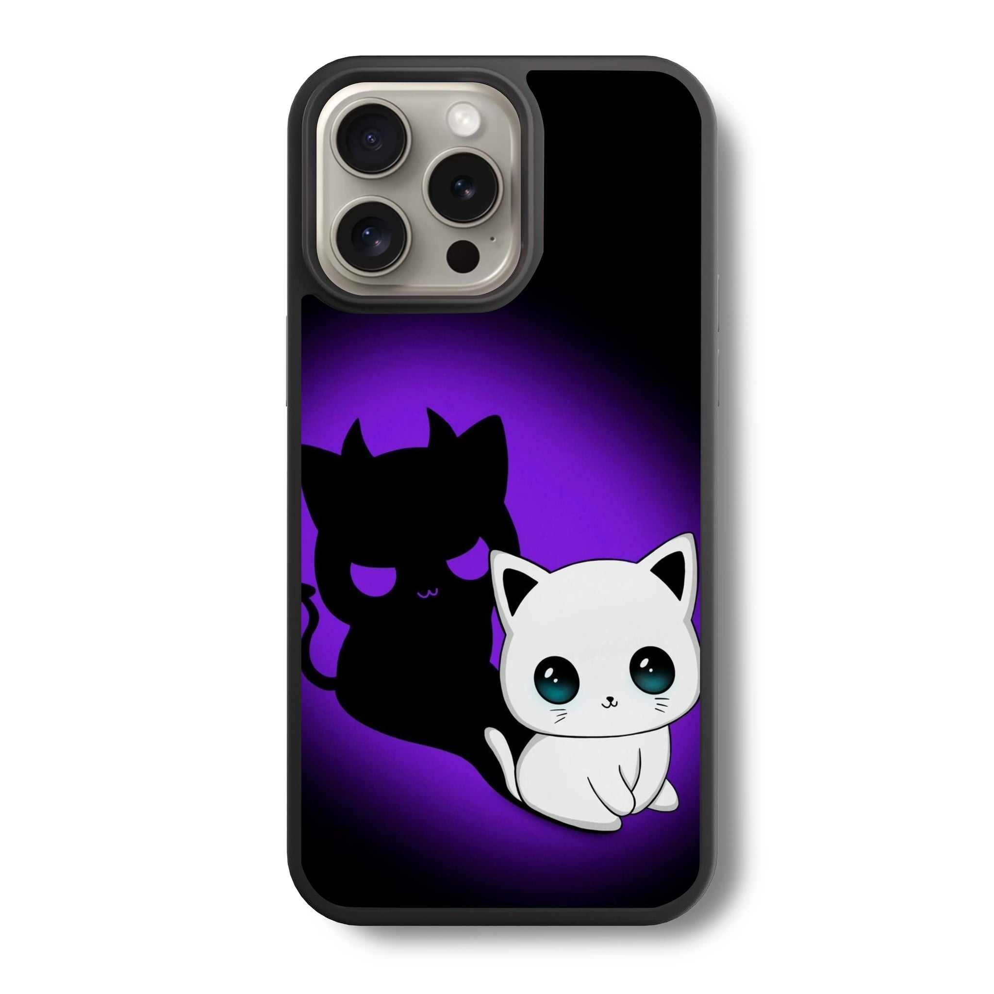 Devil Cat Glass Case