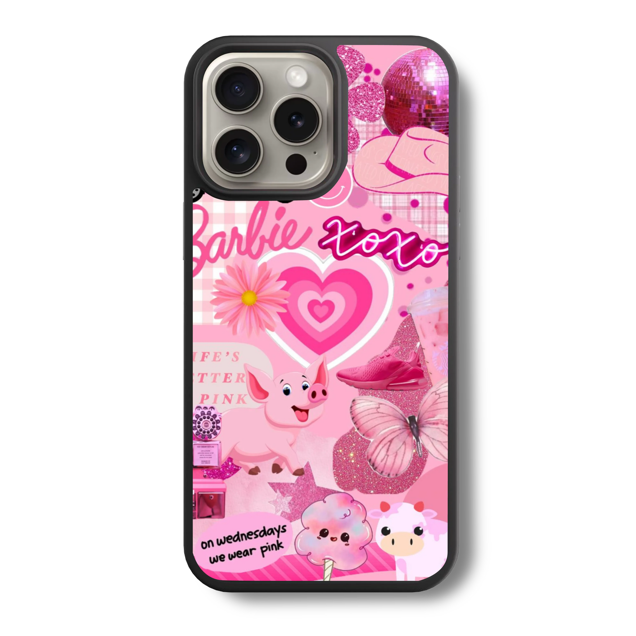 Barbiecore Aesthetic Glass Case