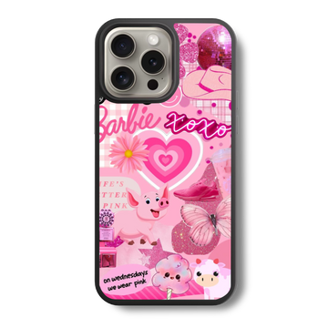 Barbiecore Aesthetic Glass Case