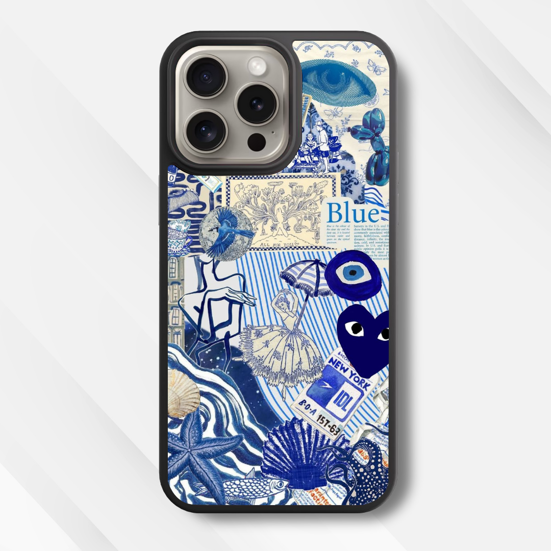 Blue Rhapsody Glass Case
