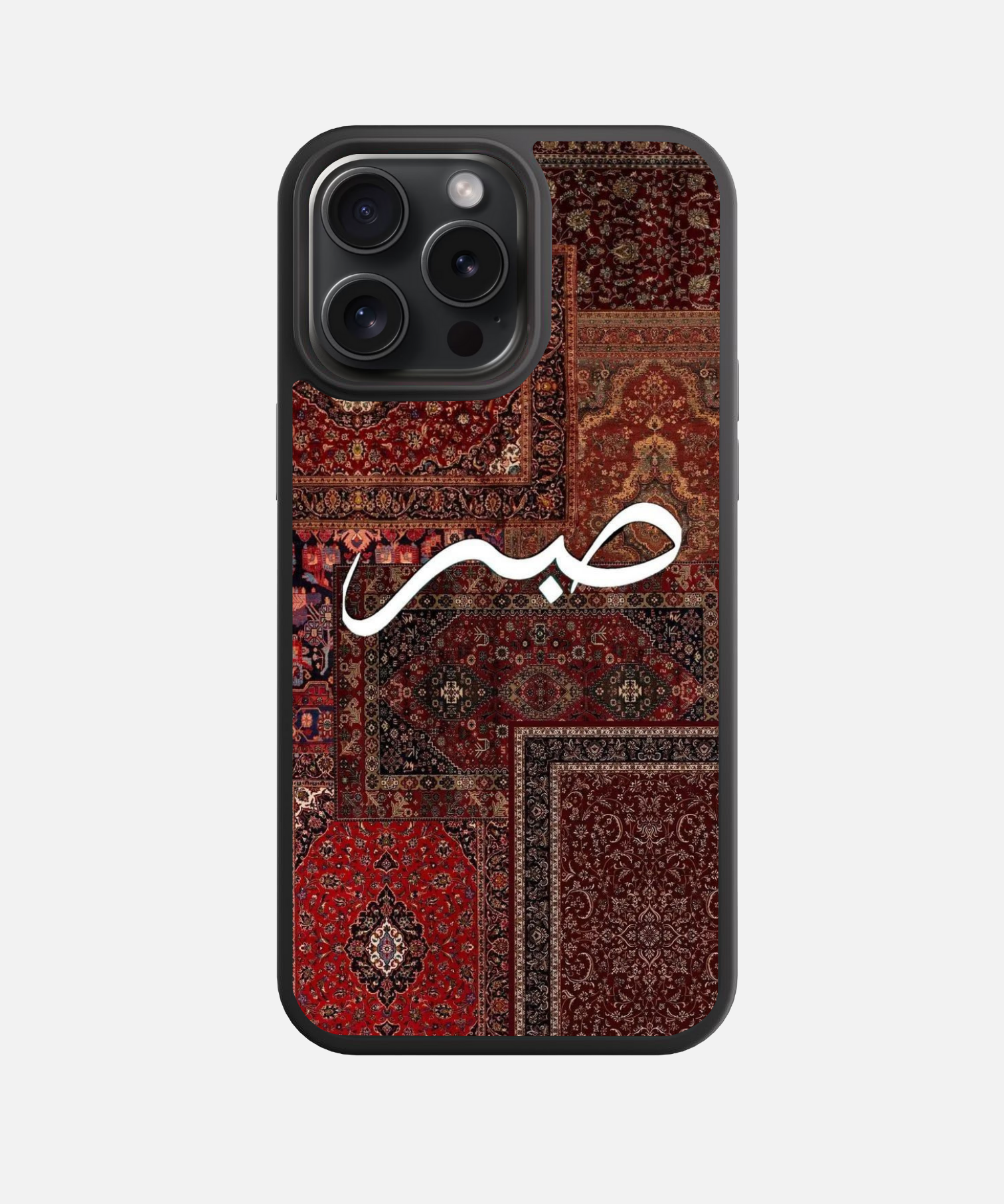 Royal Maroon Mosaic Glass Case