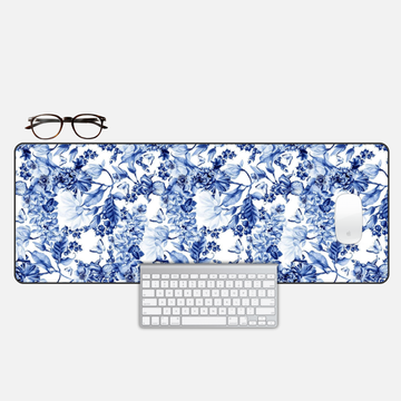 Ming Floral Desk Mat and Gaming Mouse Pad