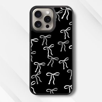 Monochrome Bow Glass Case