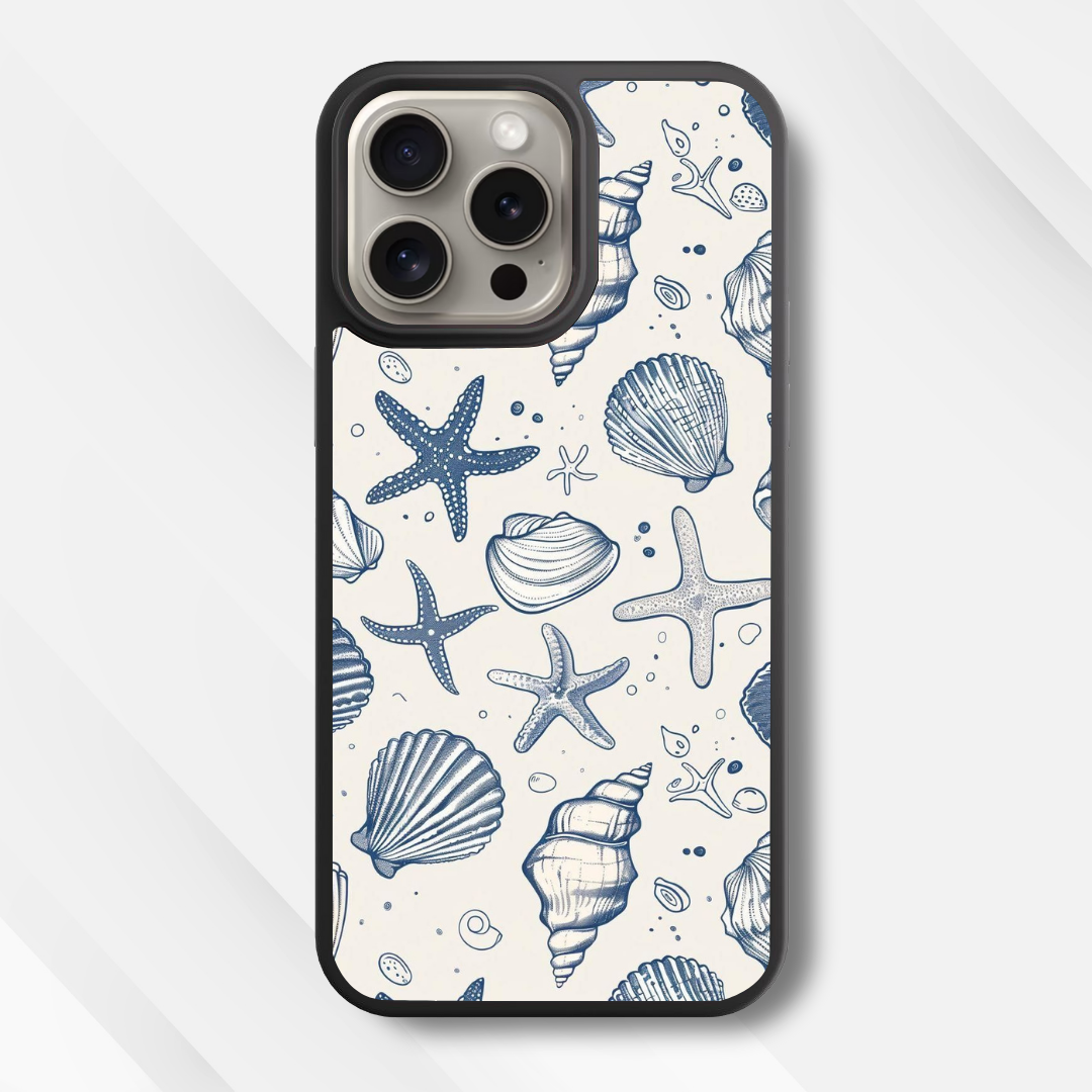 Marine Doodle Glass Case