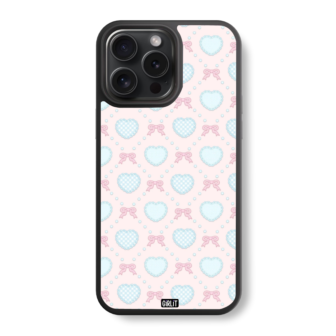 Bow & Heart Melody Glass Case