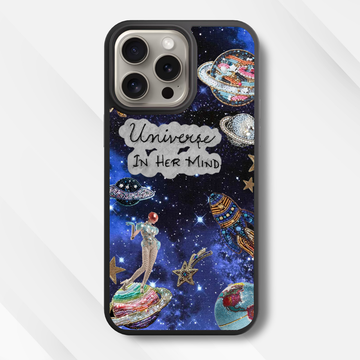 Universe In Her Mind Glass Case