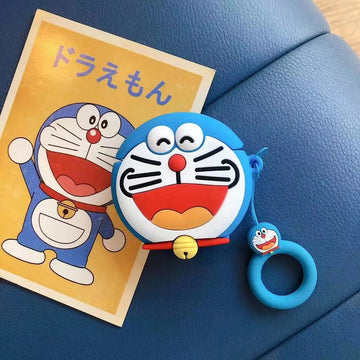CUTE DOREMON SILICONE AIRPODS CASE COVER FOR 1/2, 3 AND AIRPODS PRO