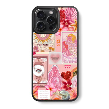 Pink Bohemian Oracle Glass Case