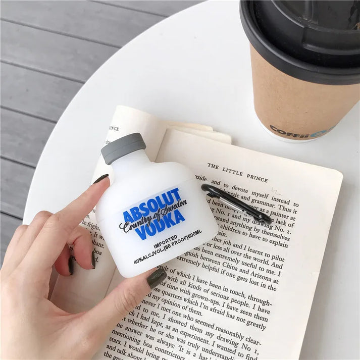 VODKA SILICONE AIRPODS CASE COVER FOR 1/2, 3 AND AIRPODS PRO