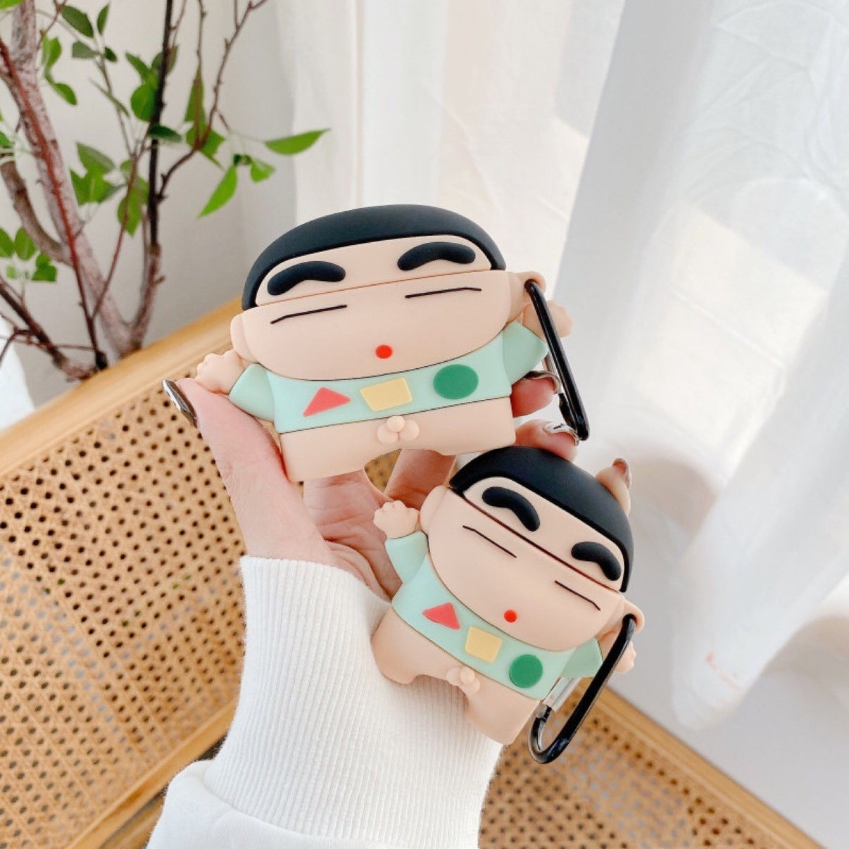 AERO SHIN-CHAN SILICONE AIRPODS CASE COVER FOR 1/2, 3 AND AIRPODS PRO