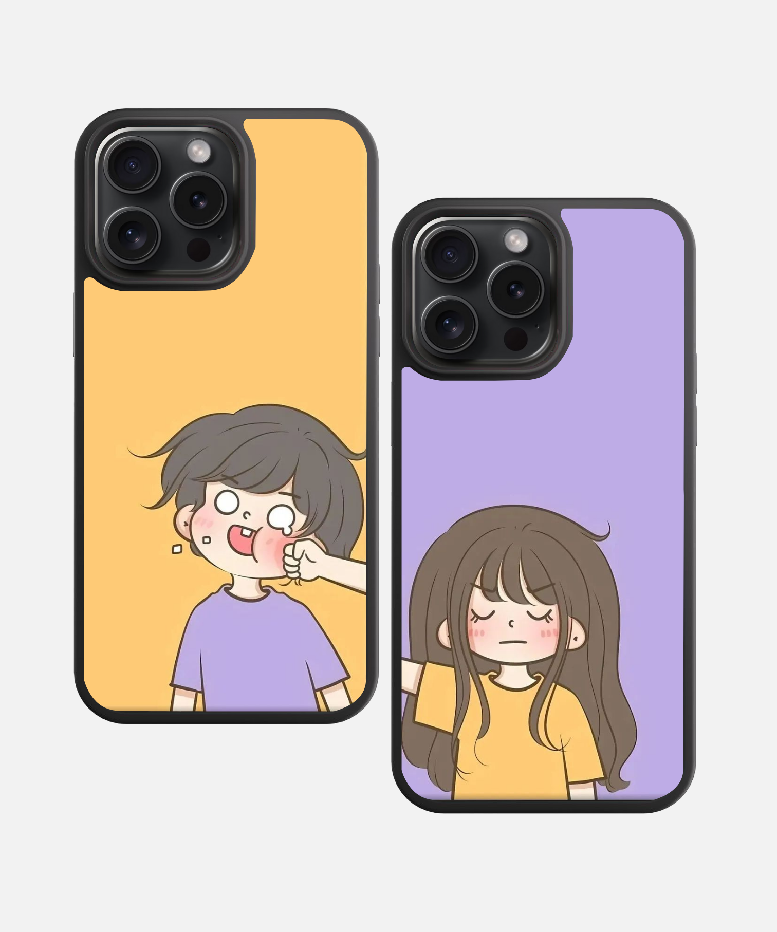 Knockout Love Couple Glass Case