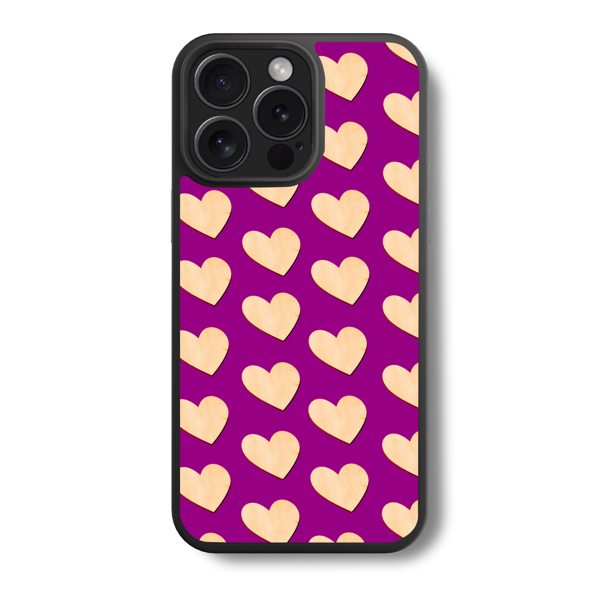 Purple Hearts Hybrid Case