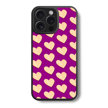 Purple Hearts Hybrid Case