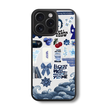 Indigo Night Sky Glass Case