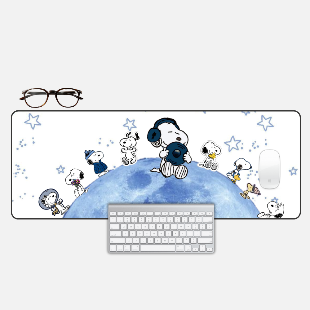 Snoopy's Universe Desk Mat and Gaming Mouse Pad