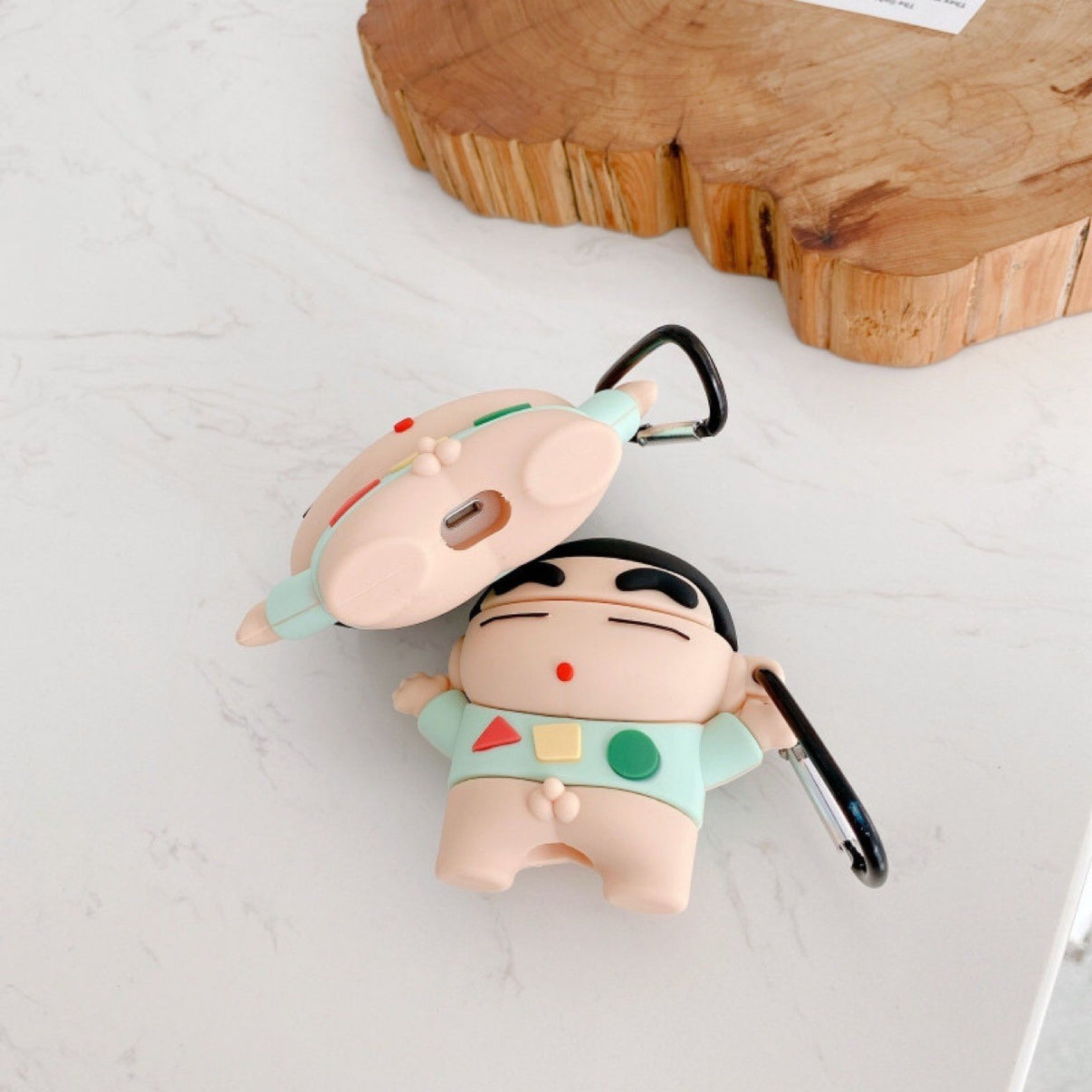 AERO SHIN-CHAN SILICONE AIRPODS CASE COVER FOR 1/2, 3 AND AIRPODS PRO