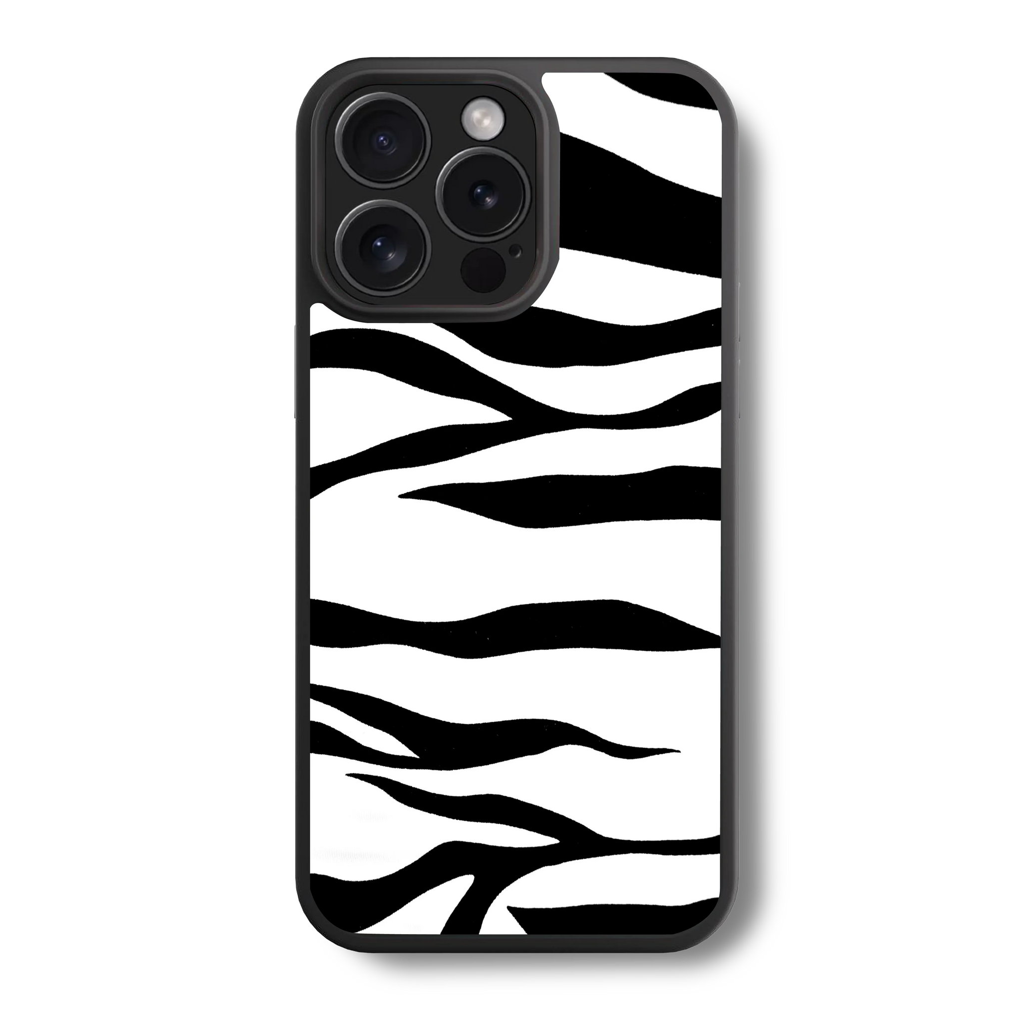 Zee-Bra B & W Print Glass Case