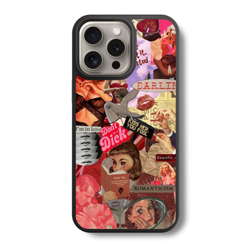 Kiss Her You Fool Glass Case