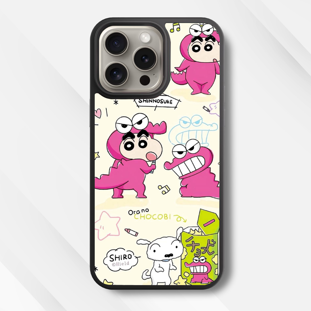 Shinchan Chocobi Glass Case
