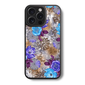 Starry Night Roses Glass Case