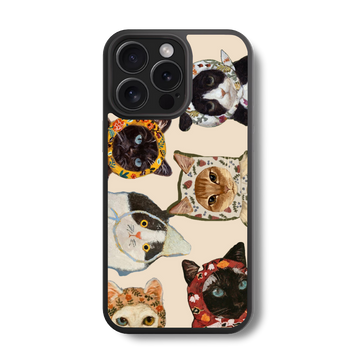 Headscarf Hounds Glass Case