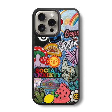 Patchwork Pop Glass Case