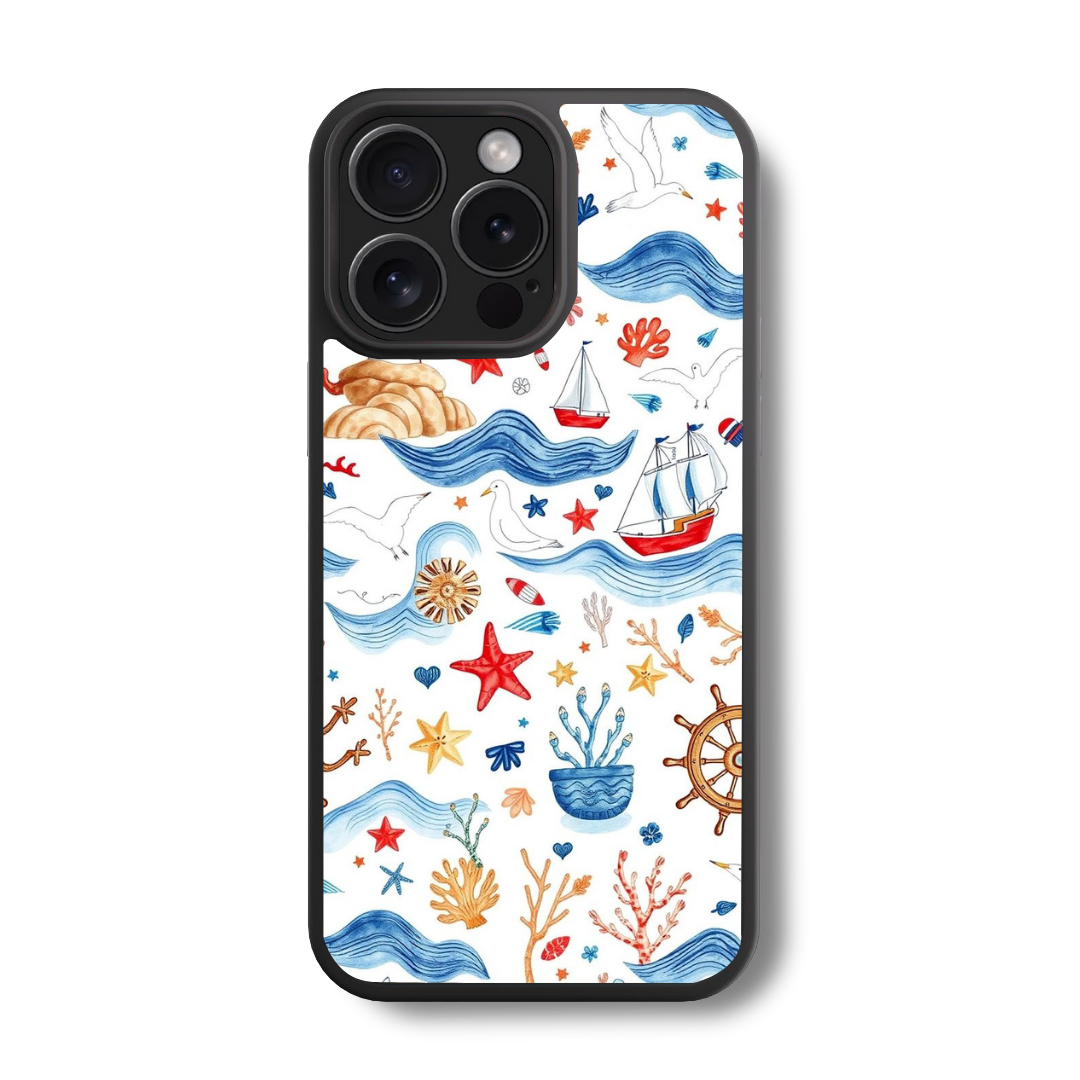 Seaside Serenity Glass Case