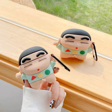 AERO SHIN-CHAN SILICONE AIRPODS CASE COVER FOR 1/2, 3 AND AIRPODS PRO