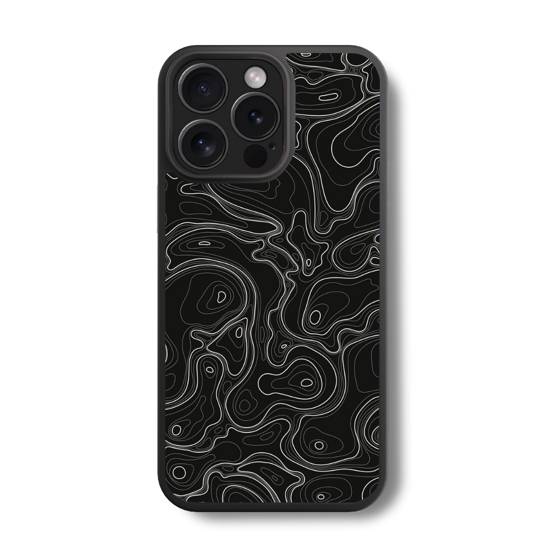 Blackout Topo Glass Case