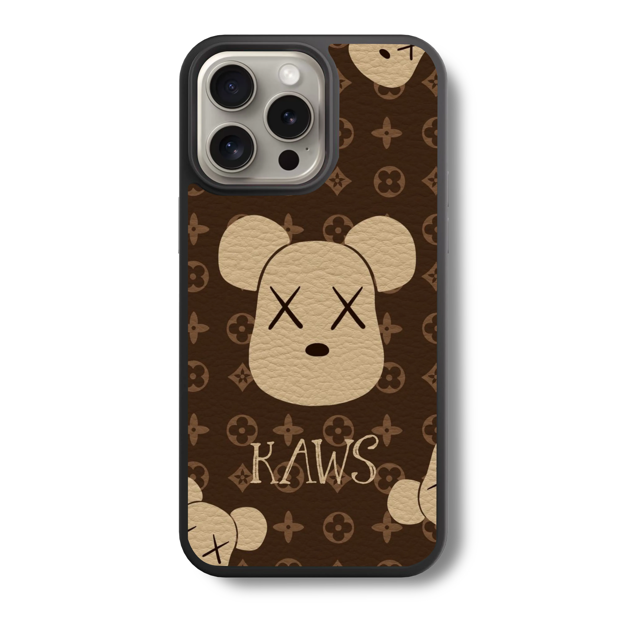 Kaws Bear X Glass Case