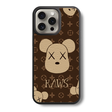 Kaws Bear X Glass Case