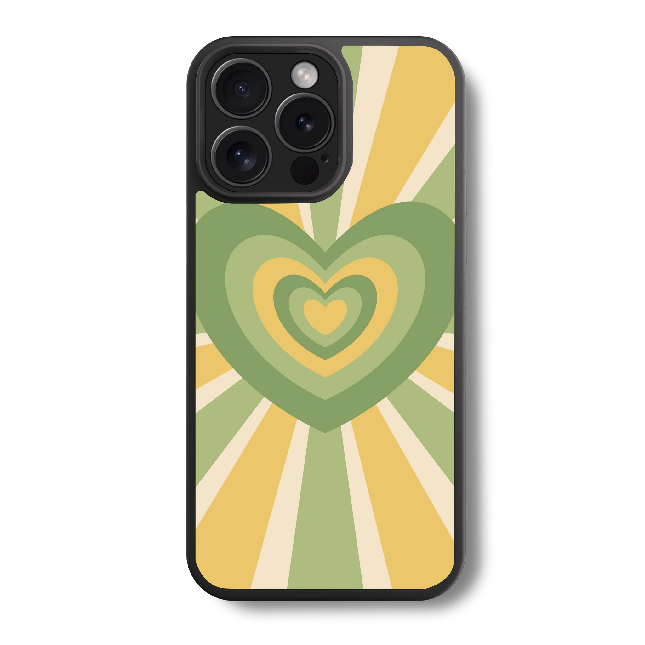 Retro Heartbeat Glass Case