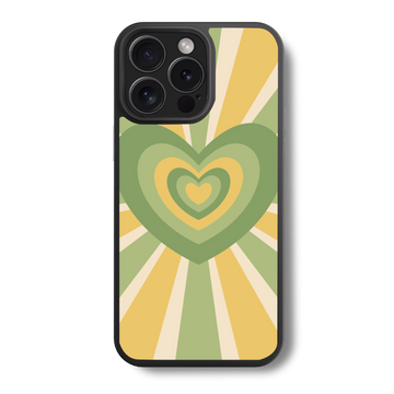 Retro Heartbeat Glass Case