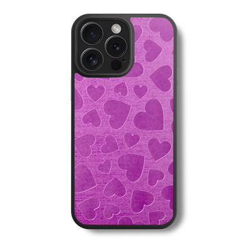 Purple Hearts Fever Hybrid Case