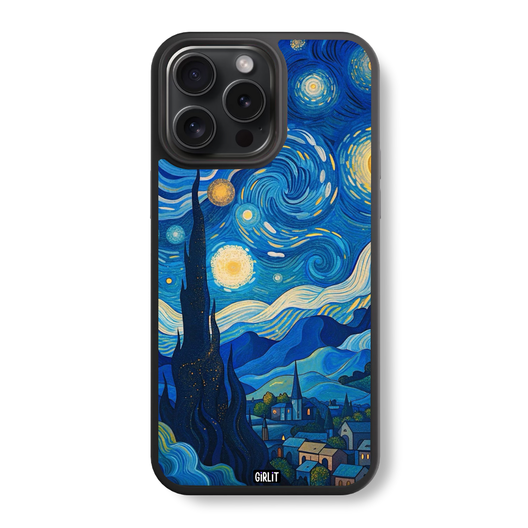 The Starry Night Glass Case