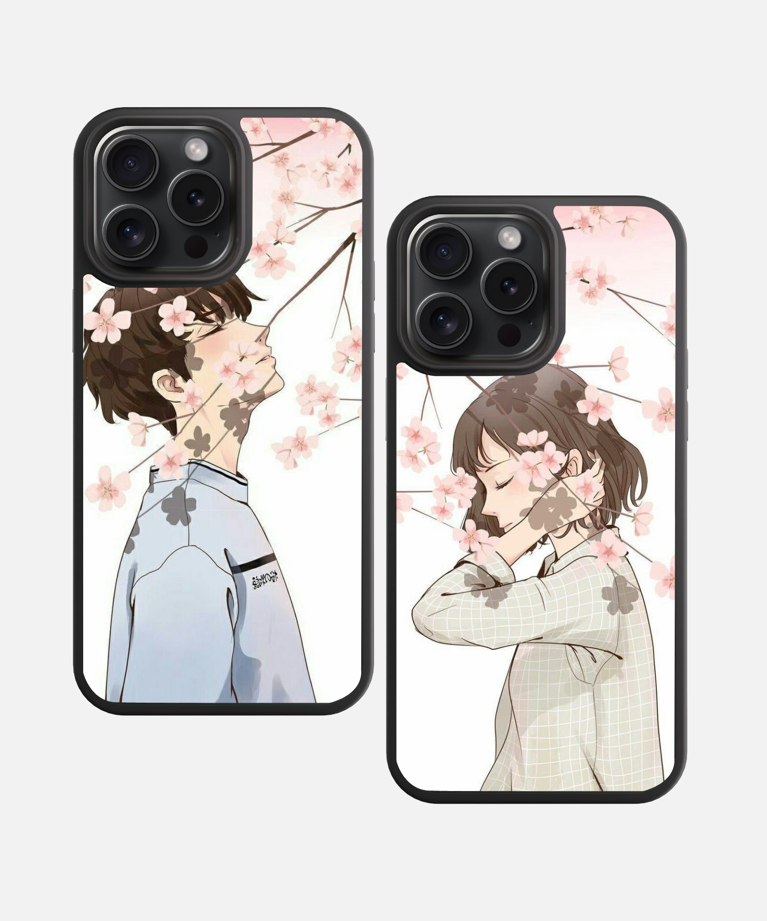 Springtime Soulmates Couple Glass Case