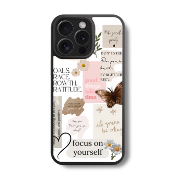 Focus on Yourself Glass Case