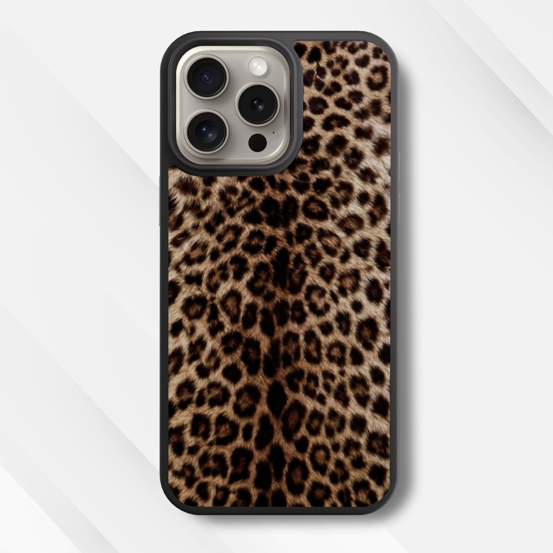 Wild Cheetah Chic Glass Case