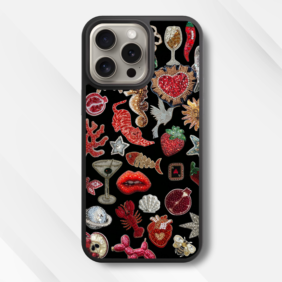 Colorful Chaos Glass Case